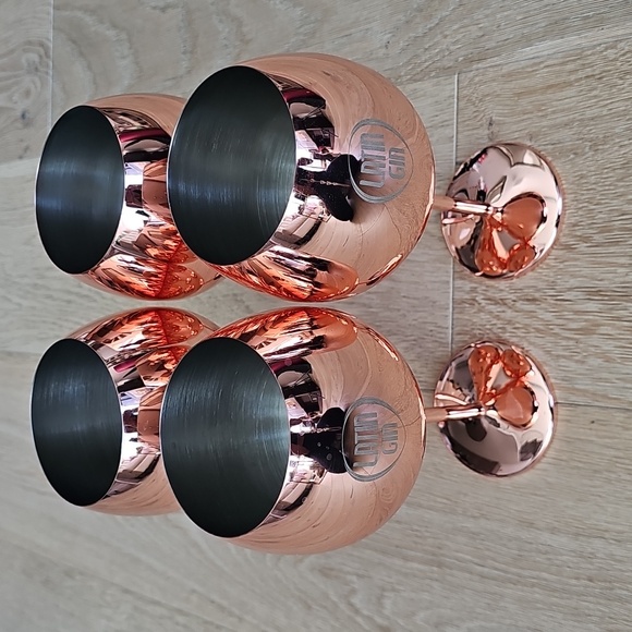 NWOB Latin Gin Copper Glasses set of 4 - Picture 1 of 5